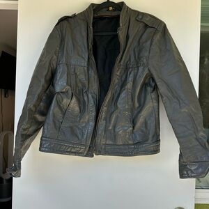 Men’s vintage leather jacket